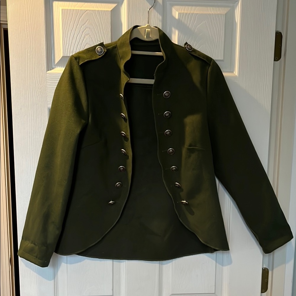 Trendy Olive Green Jacket